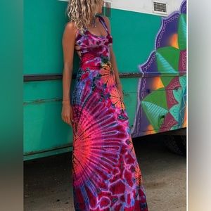Tie dye dress size small